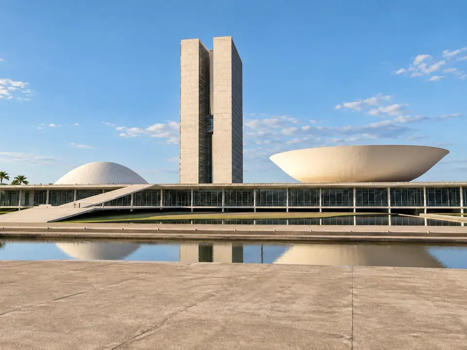 Edifícios do Congresso Nacional em Brasília